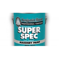 BENJAMIN MOORE 180 SUPER SPEC ΛΕΥΚΟ 100% ACRYLIC 10 L