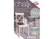 CHALK  375ml VERNILAC - Χρώμα κιμωλίας για αναπαλαιώσεις, τεχνοτροπίες και  διχρωμίες