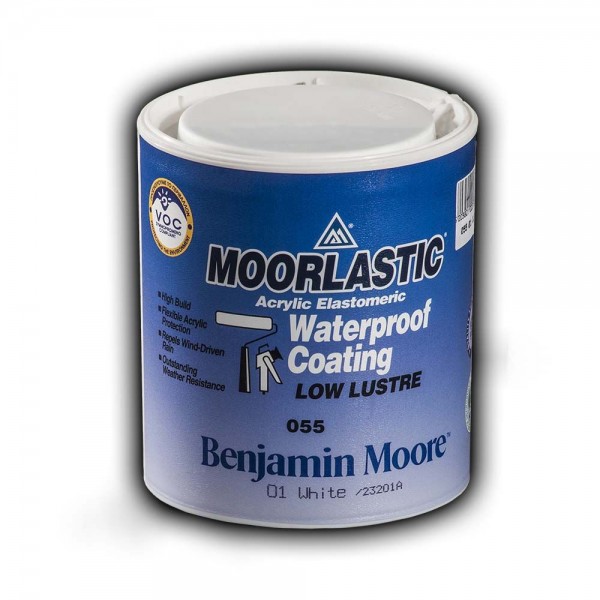 BENJAMIN MOORE 055 MOORELASTIC ACRYLIC ΛΕΥΚΟ 10 L